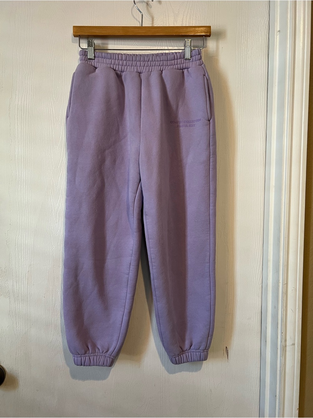 Comfrt Collection Pastel Edit Lavender Sweatpants Women Sz Medium